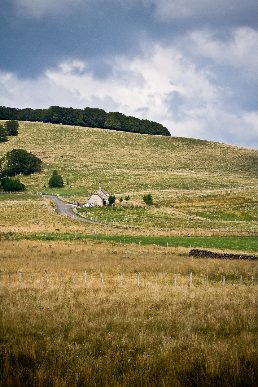 L'orage approche sur les monts d'Aubrac
